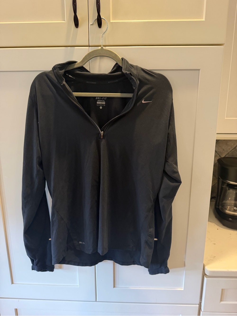 Nike Black Quarter-Zip Dri-FIT Women's Bomber Jacket